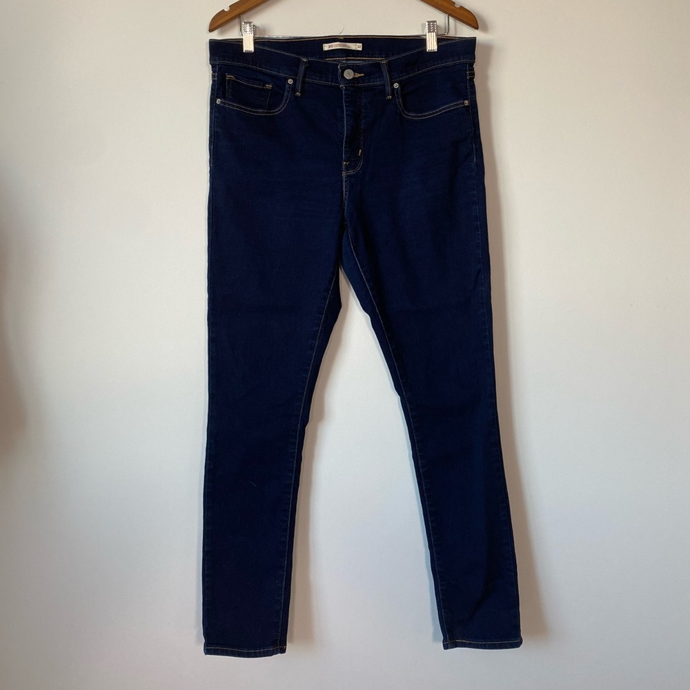LEVI’S Skinny 311 High Rise Dark Jeans Sz 32